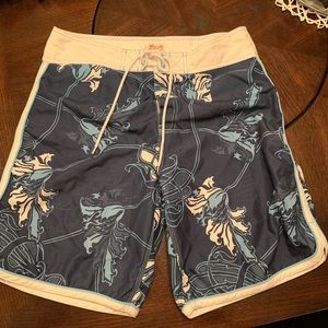 Mossimo Men’s Board Swim Shorts Size 34